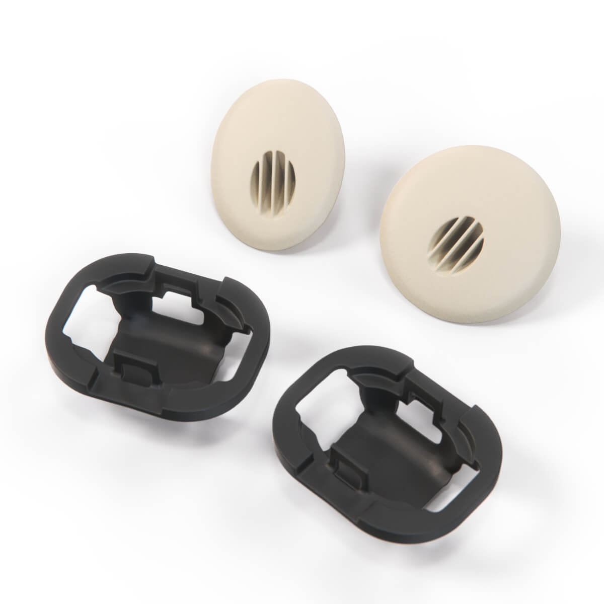 Jaguar S-Type Occupancy Sensors Abdeckungs und Retaining Rings Set XR825145LFJ XR824993 – Ivory