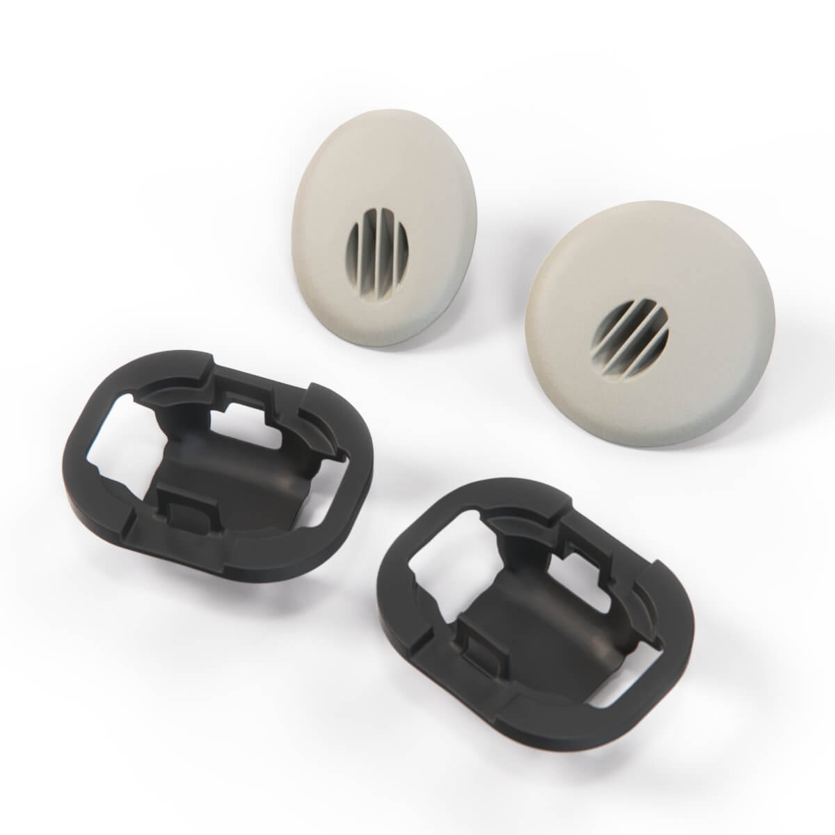 Jaguar S-Type Occupancy Sensors Abdeckungs und Retaining Rings Set XR825145LFJ XR824993 – Oatmeal