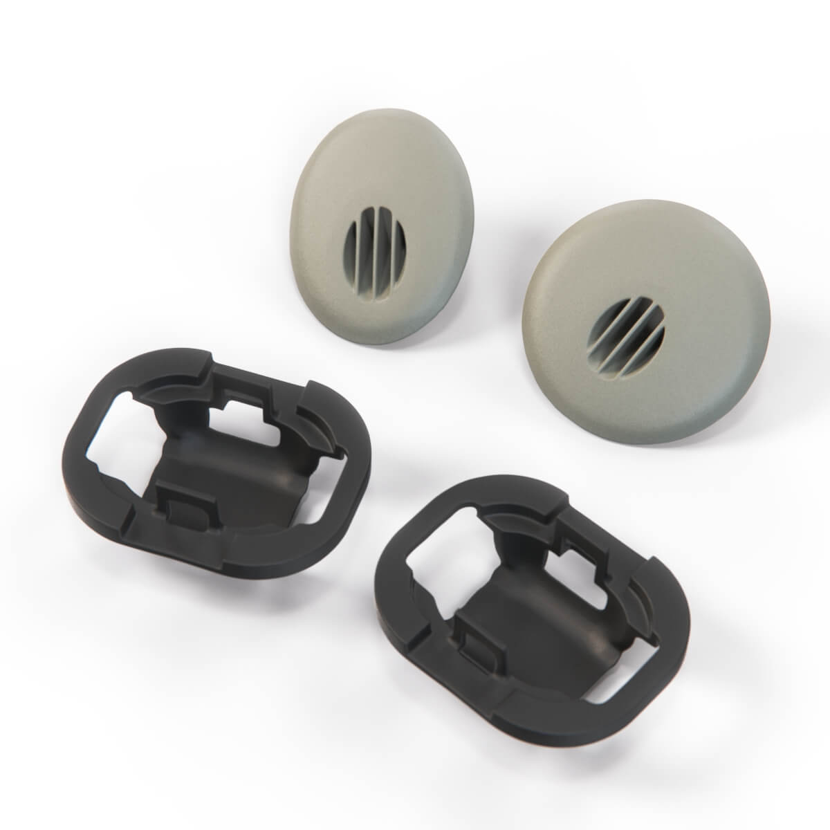 Jaguar S-Type Occupancy Sensors Abdeckungs und Retaining Rings Set XR825145LFJ XR824993 – Parchment