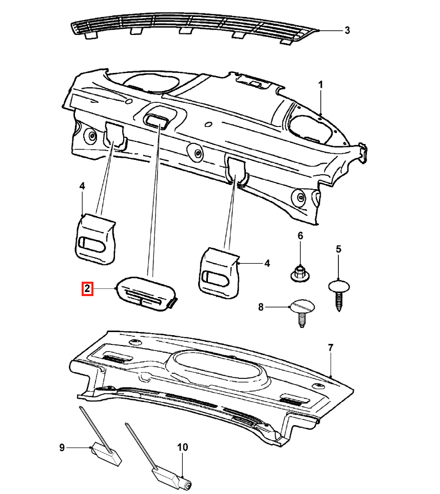 Jaguar S-Type hinten Shelf Seatbelt Guide alle Farben C2S29591SEN
