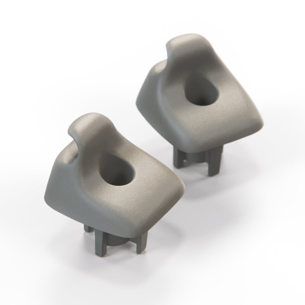 Jaguar S Type Sonnenblende Hook 2er-Set alle Farben XR839138 / XR811685 – Nimbus Gray