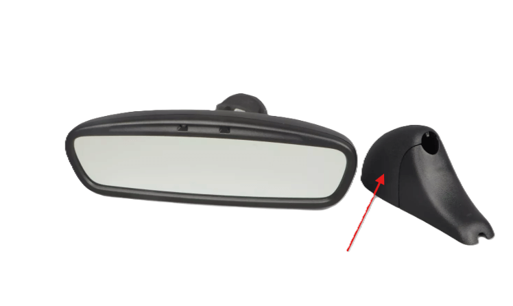 Jaguar S-Type X204 Interior hinten View Mirror Abdeckung Verkleidung C2C7778