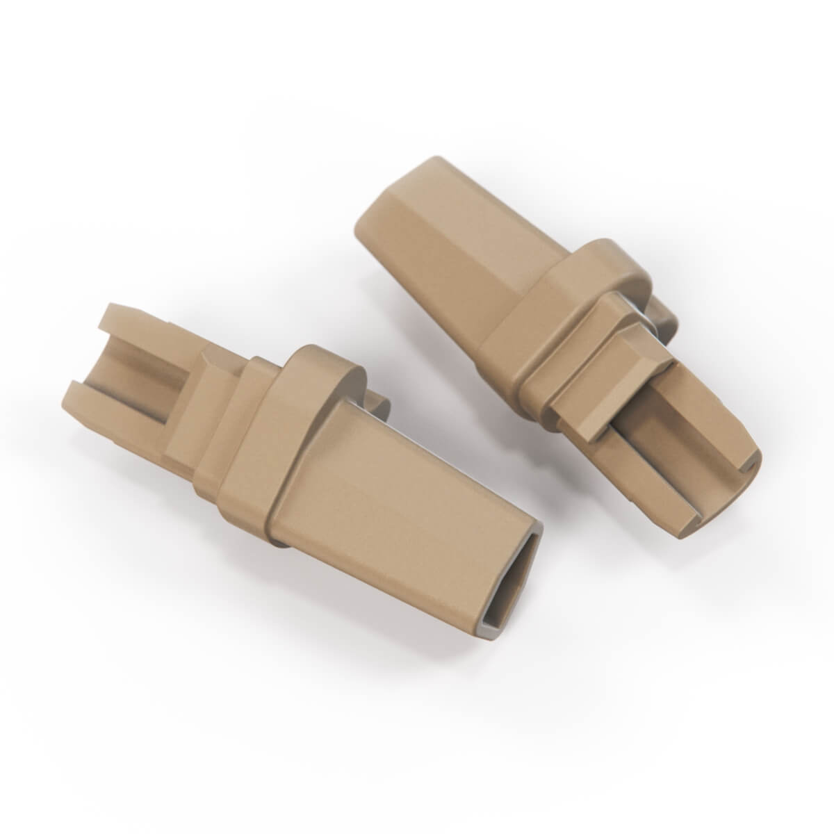 Jaguar X-Type Estate hinten Load Space Abdeckung Hooks 2er-Set C2S43222 C2S43221 – Cream