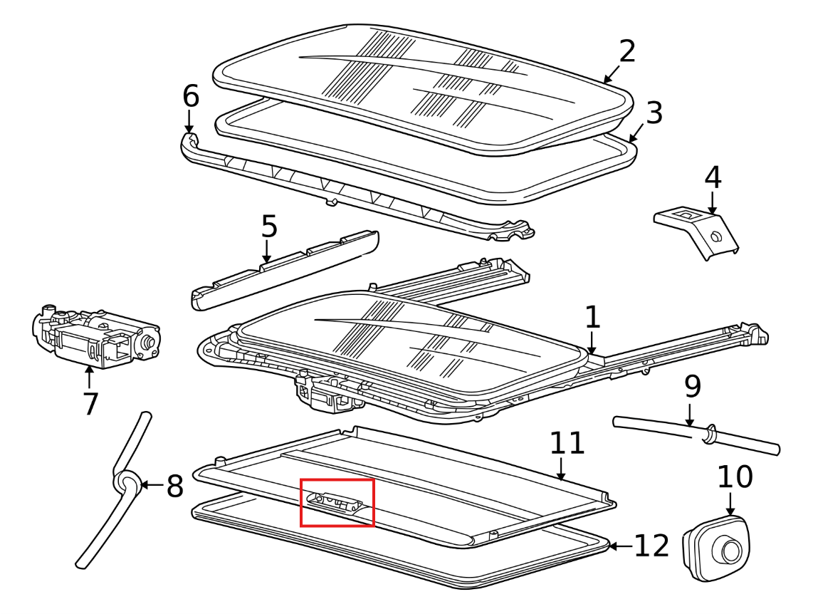 Jaguar X-Type Upper Sunroof Abdeckung Blende Griff Verkleidung (2 Ausführungs) XR8354519A02AD / C2S41974SEL