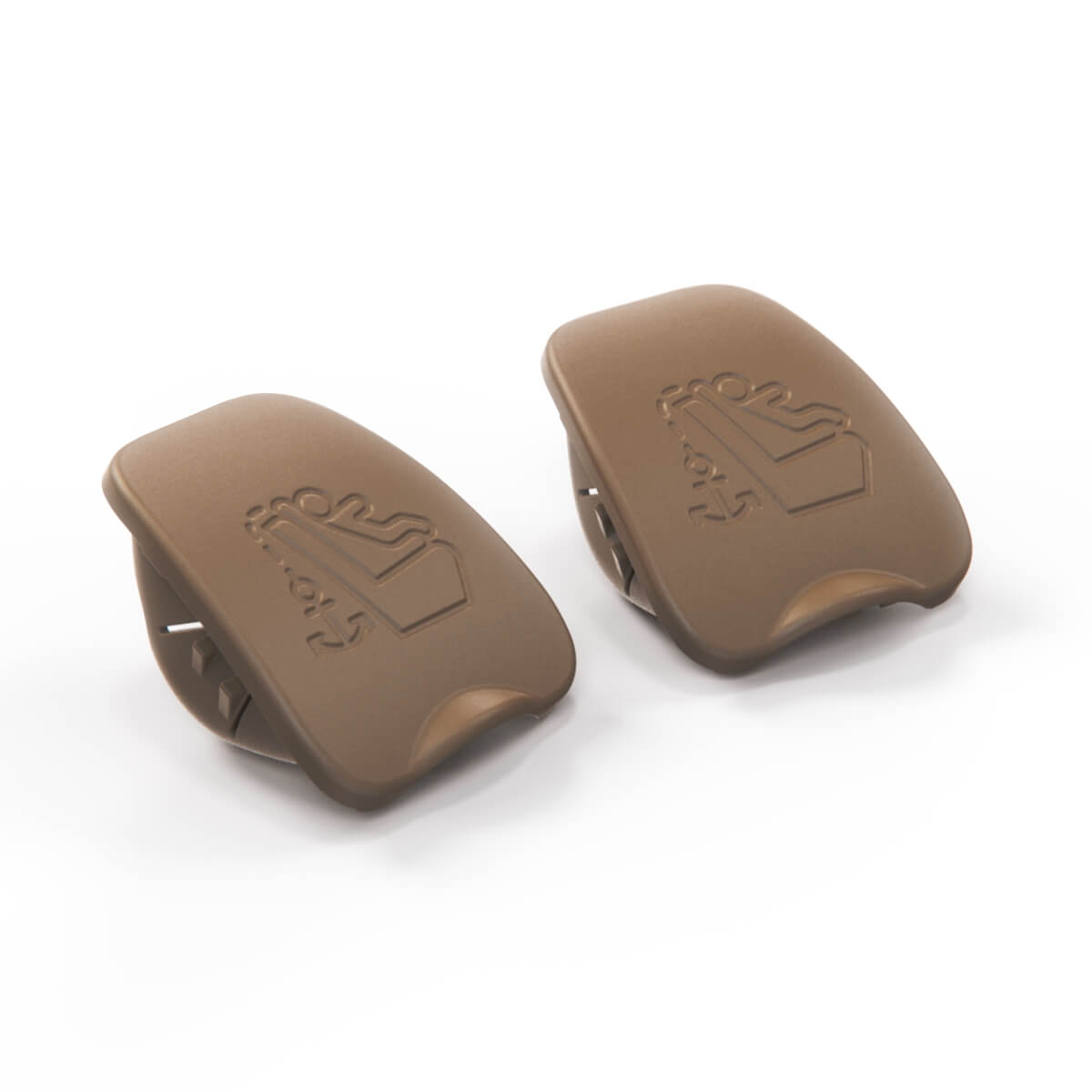 Jaguar X351 XJ / XF X250 hinten Seat Child Restraint Safety Hook Verkleidung Abdeckung 2er-Set alle Farben C2C22456 – Coffee