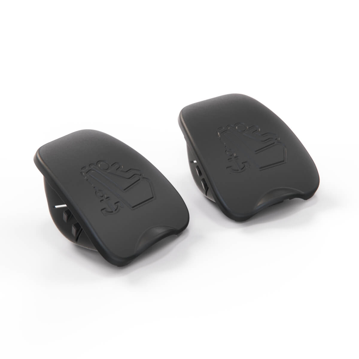 Jaguar X351 XJ / XF X250 hinten Seat Child Restraint Safety Hook Verkleidung Abdeckung 2er-Set alle Farben C2C22456 – Black