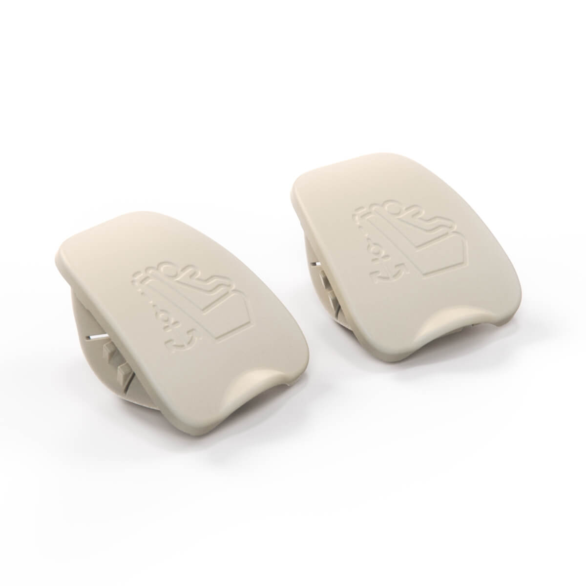 Jaguar X351 XJ / XF X250 hinten Seat Child Restraint Safety Hook Verkleidung Abdeckung 2er-Set alle Farben C2C22456 – Ivory