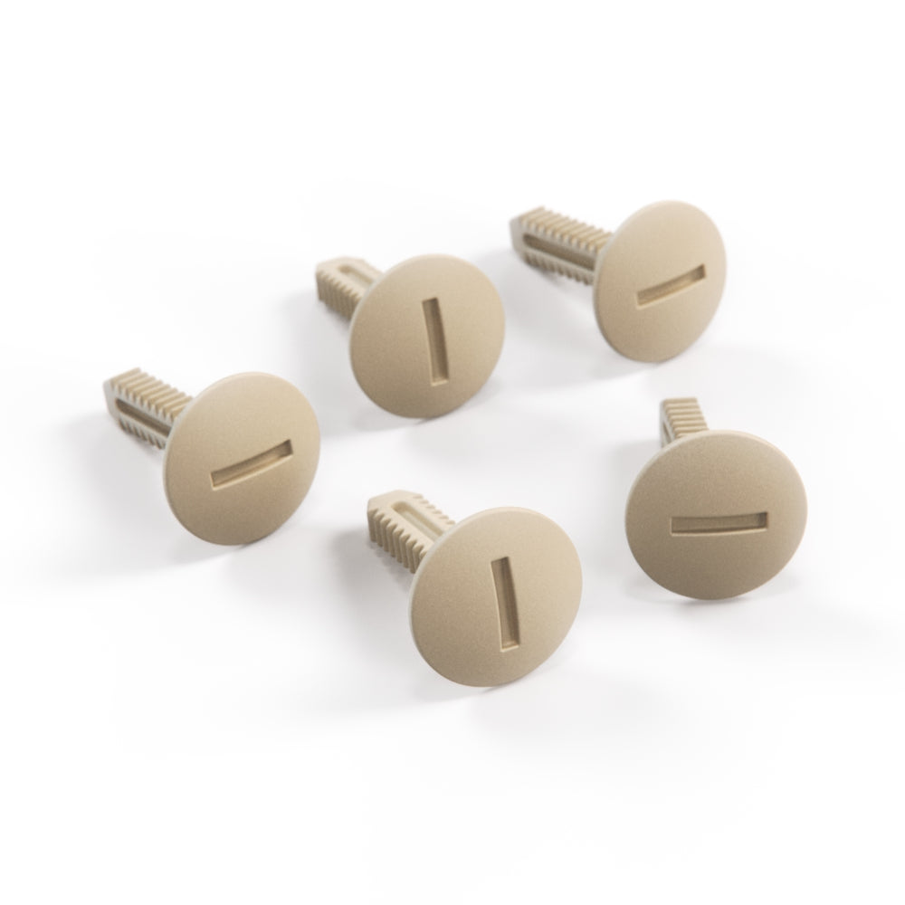Jaguar XJ XJS XJ6 XJ12 Turn Stud Set Of 5 alle Farben AGU2229 – Ivory