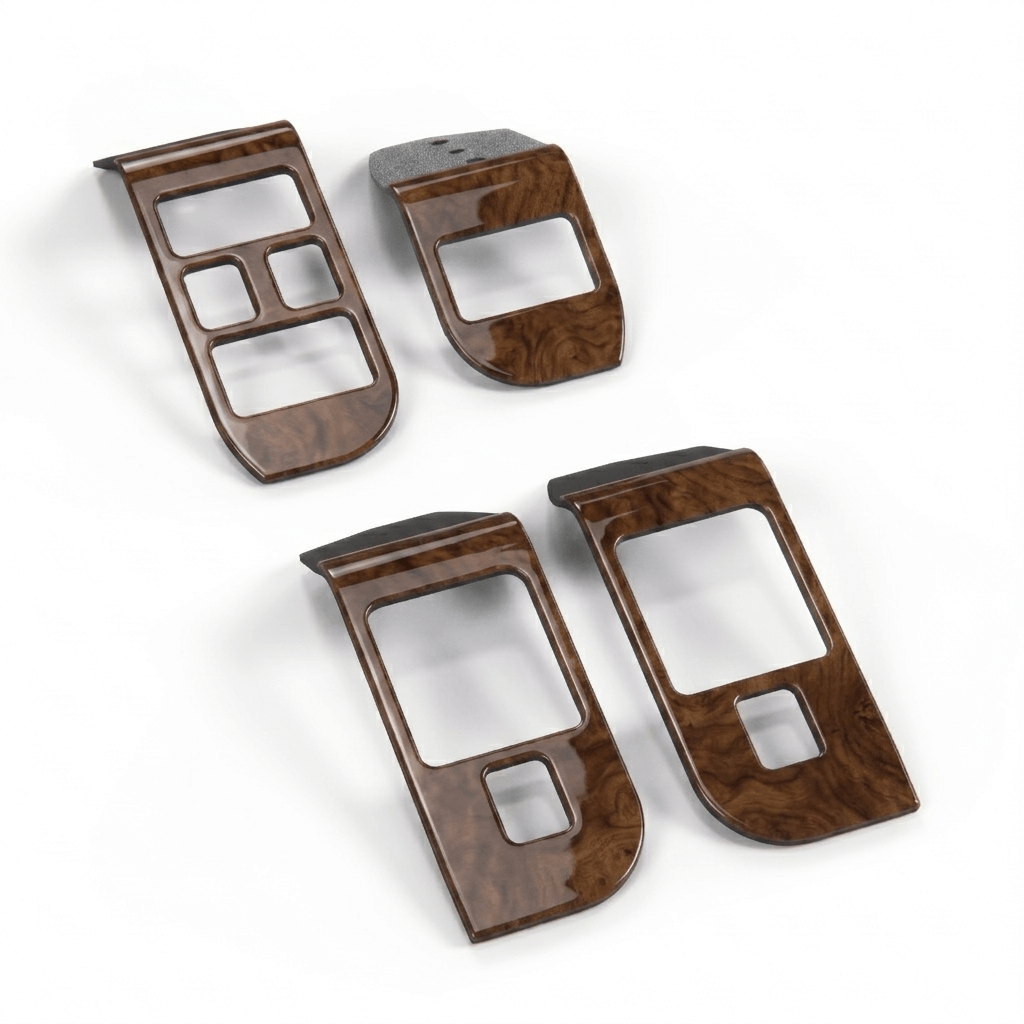 Jaguar XJ6 XJ12 X300 LHD Tür Ashtray und Schalter Wood Verkleidung Burr Walnut Set Of 4 GNA1385FA / GNA2827AA / GNA1384DA / GNA2826AA – Standard