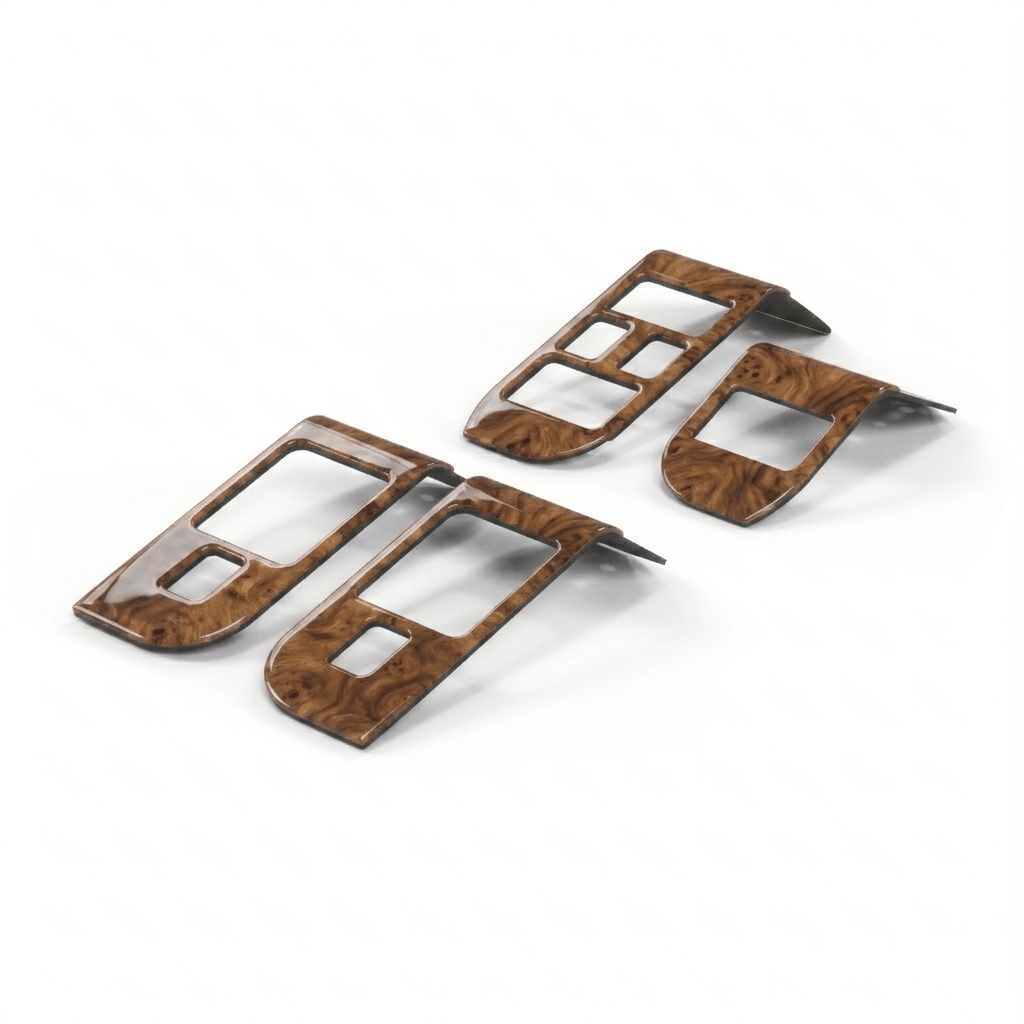 Jaguar XJ6 XJ12 X300 LHD Tür Ashtray und Schalter Wood Verkleidung Burr Walnut Set Of 4 GNA1385FA / GNA2827AA / GNA1384DA / GNA2826AA