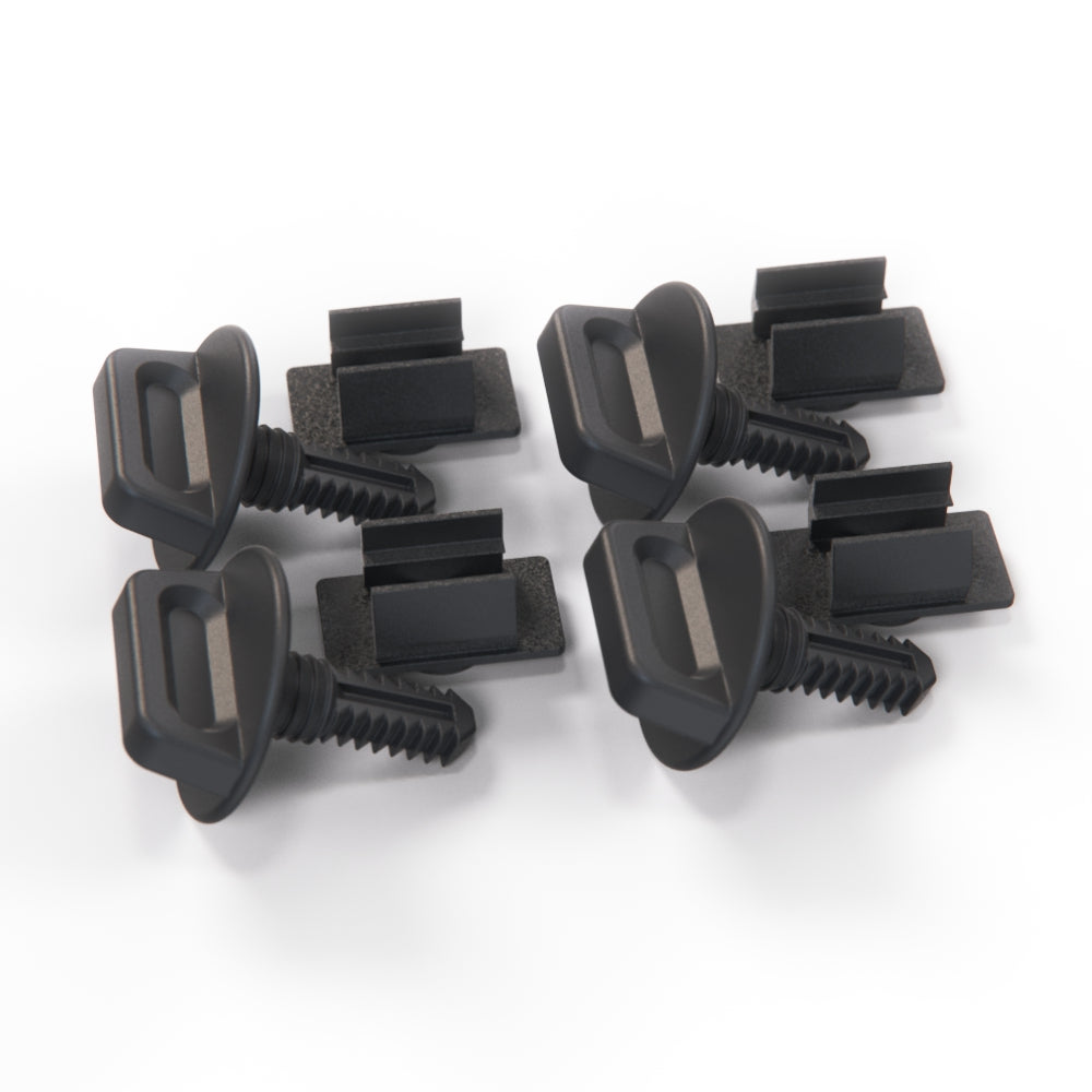 Jaguar XJ XJS XK8 vorn Carpet oder Floor Mat Ratchet Stud und Cam Plate Set Of 4 alle Farben GNA9474AA & KRF100001 – Charcoal