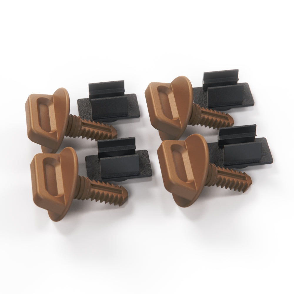 Jaguar XJ XJS XK8 vorn Carpet oder Floor Mat Ratchet Stud und Cam Plate Set Of 4 alle Farben GNA9474AA & KRF100001 – Saddle