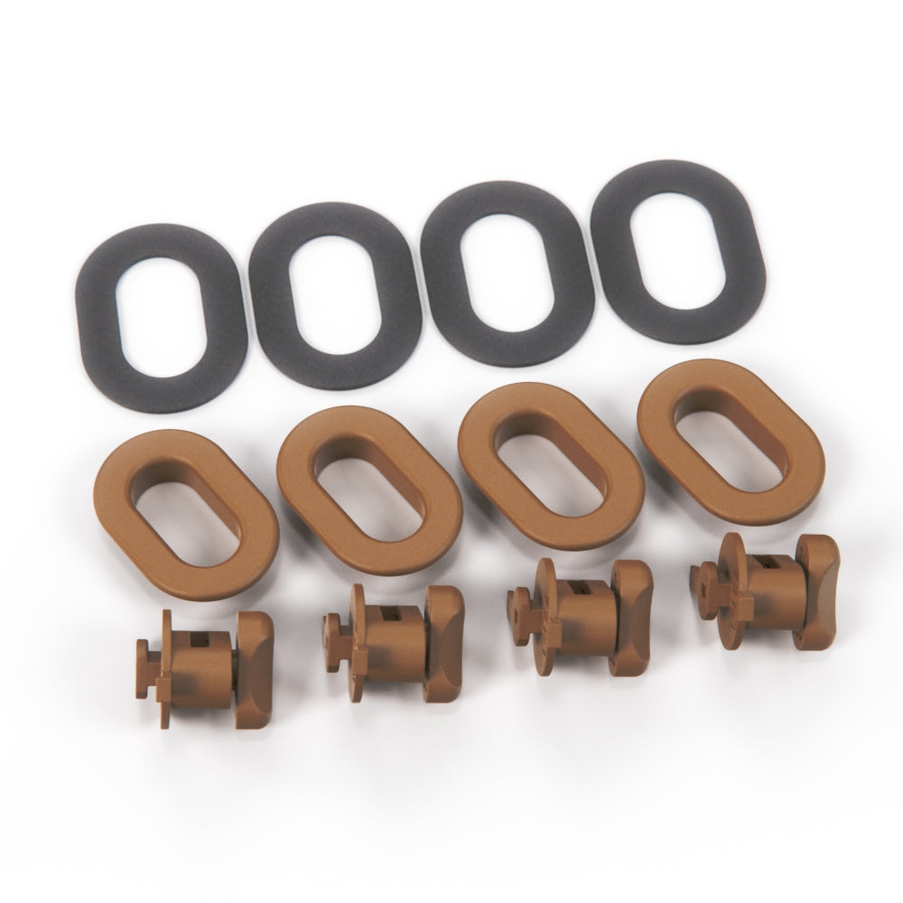 Jaguar XJS XJ6 XJ12 vorn Carpet Retainer Hook Set For 2 Carpet alle Farben GMB9508AA / BEC16239SDC / GMB9509SDC – Saddle