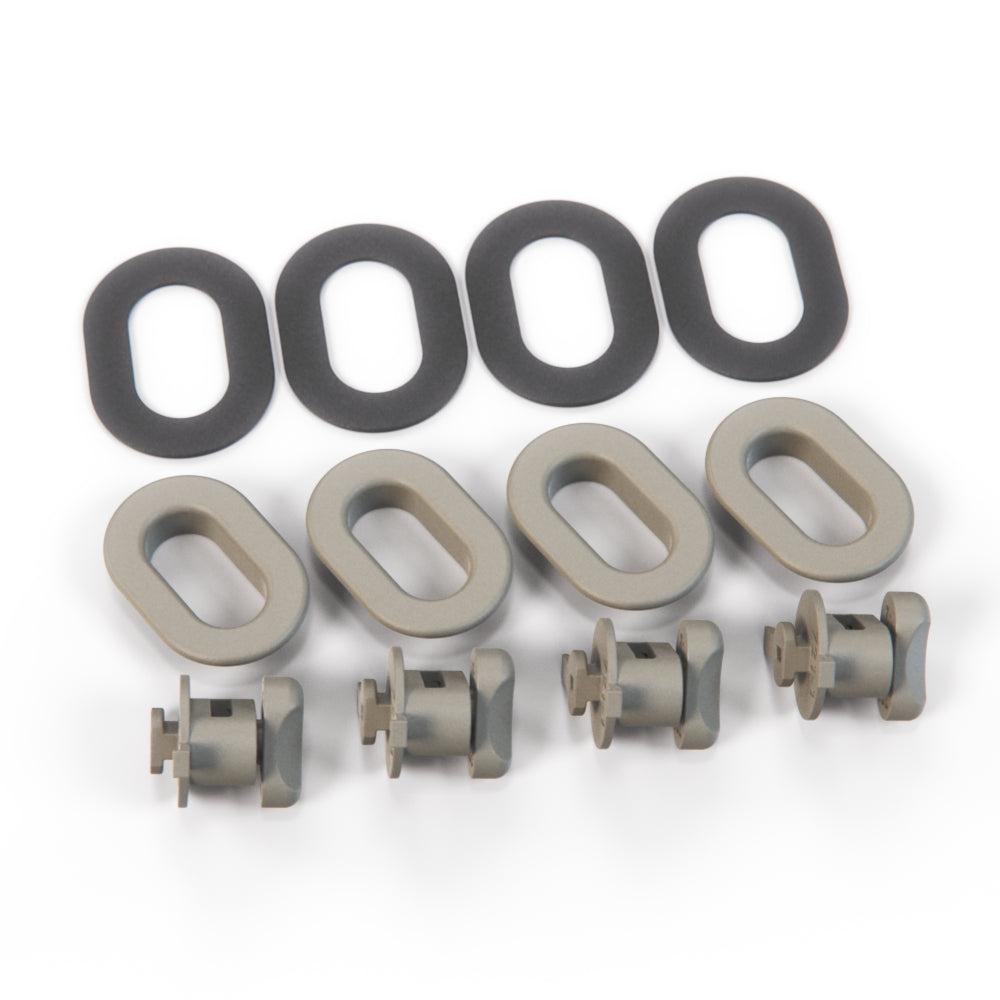 Jaguar XJS XJ6 XJ12 vorn Carpet Retainer Hook Set For 2 Carpet alle Farben GMB9508AA / BEC16239SDC / GMB9509SDC – Nimbus Gray