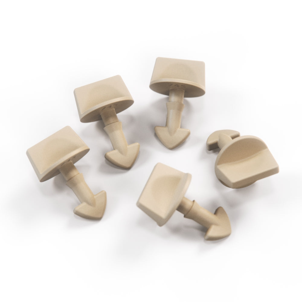 Jaguar XJS Scheinwerfer Access Abdeckung / Turnbuckle Stud Set Of 5 alle Farben BCC3594