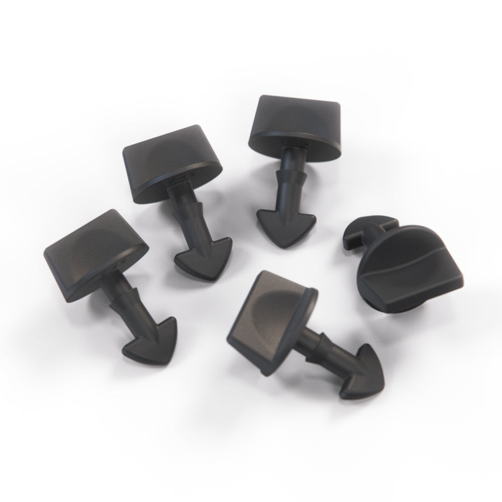 Jaguar XJS Scheinwerfer Access Abdeckung / Turnbuckle Stud Set Of 5 alle Farben BCC3594 – Charcoal