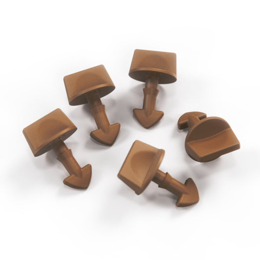 Jaguar XJS Scheinwerfer Access Abdeckung / Turnbuckle Stud Set Of 5 alle Farben BCC3594 – Saddle
