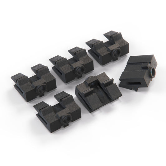 Jaguar XJS Scheinwerfer Scheinwerfer Repair Halter Clip Retainer Adjuster Fastener Set Of 6 Black AAU1312 – Standard