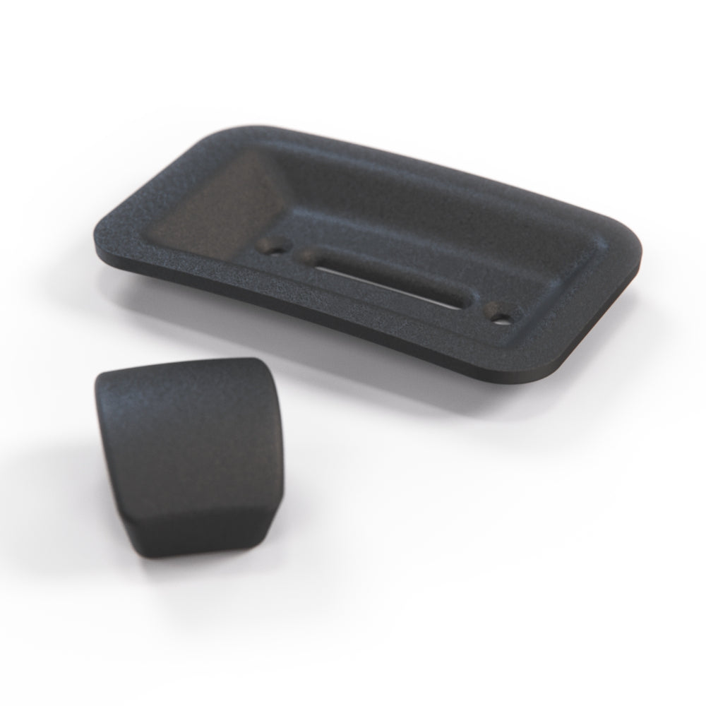 Jaguar XJS Seat Escutcheon und Knopf Set Black 715721 & 624571