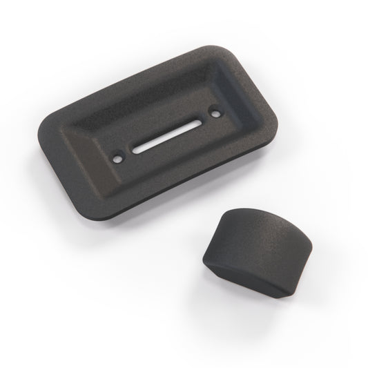 Jaguar XJS Seat Escutcheon und Knopf Set Black 715721 & 624571 – Standard