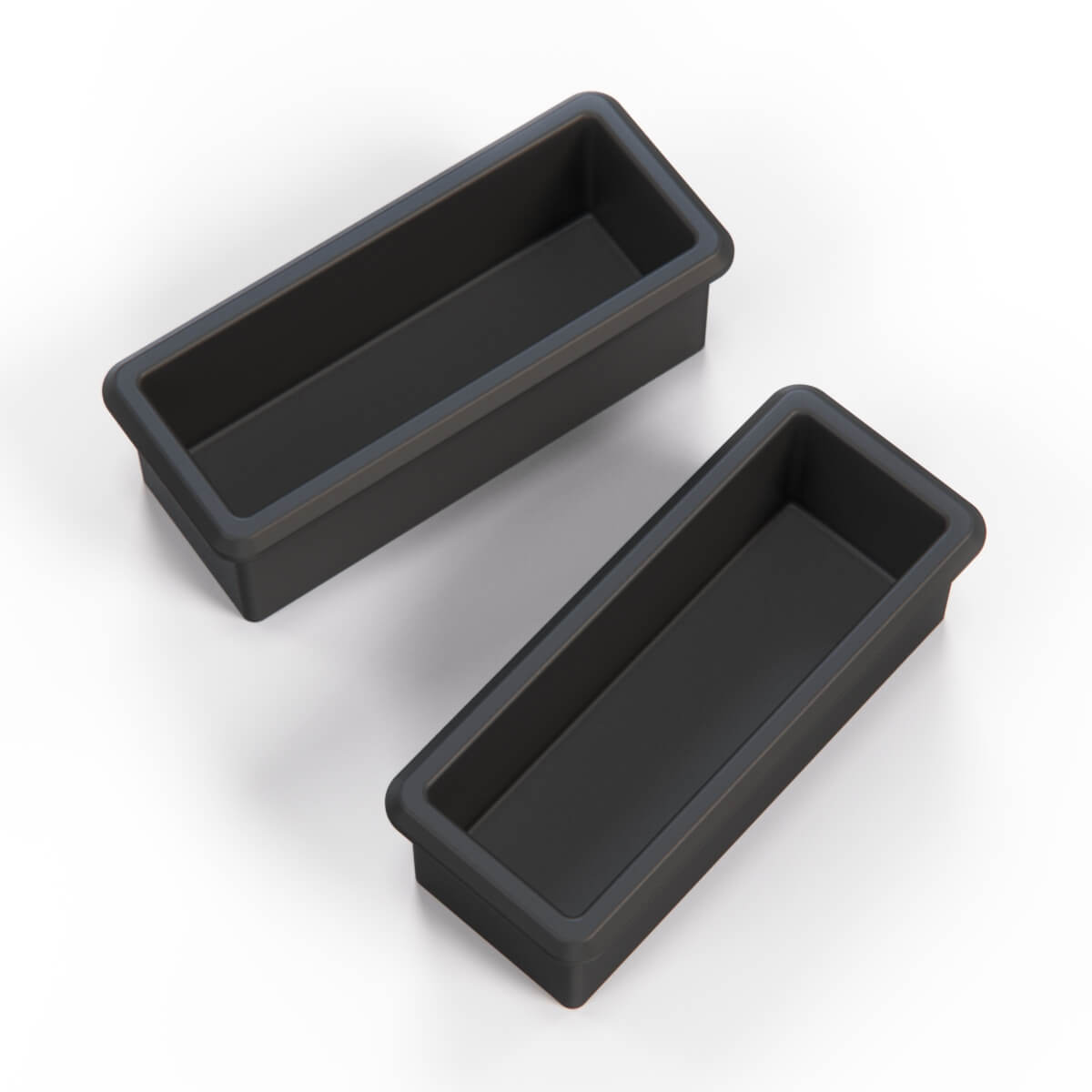 Jaguar XJS Ski Slope Mittelkonsole Ash Tray Replacement 2er-Set Black