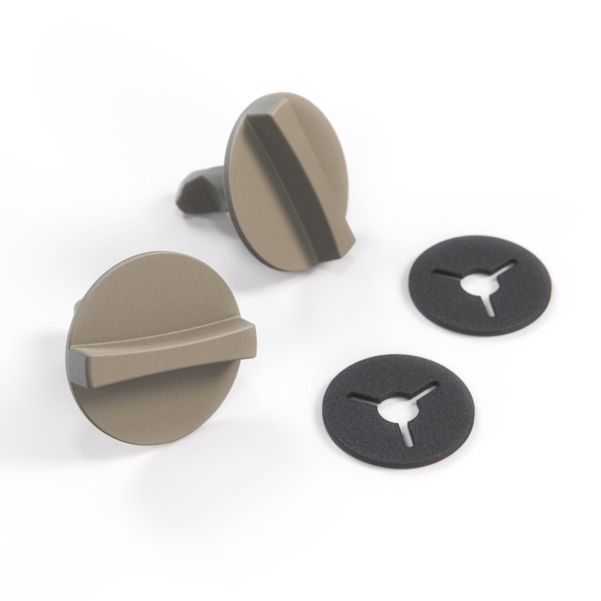 Jaguar XJS XJ6 XJ12 Turnbuckle Stud 2er-Set alle Farben BEC18106LFH – Nimbus Gray