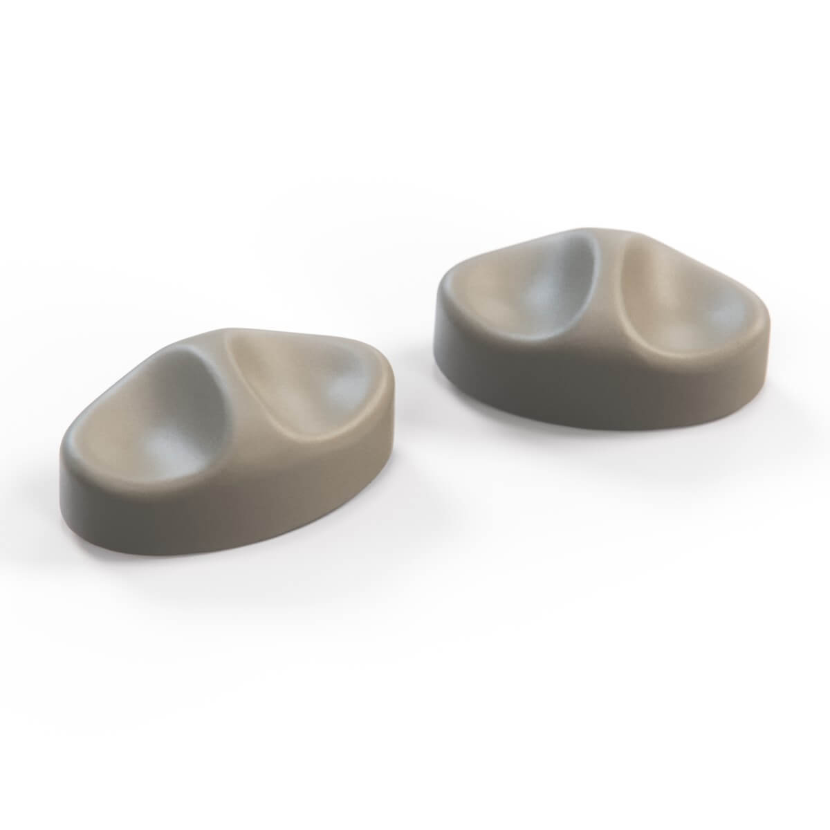 Jaguar XK8 / XKR vorn Seat Schalter Knopf 2er-Set – Nimbus Gray