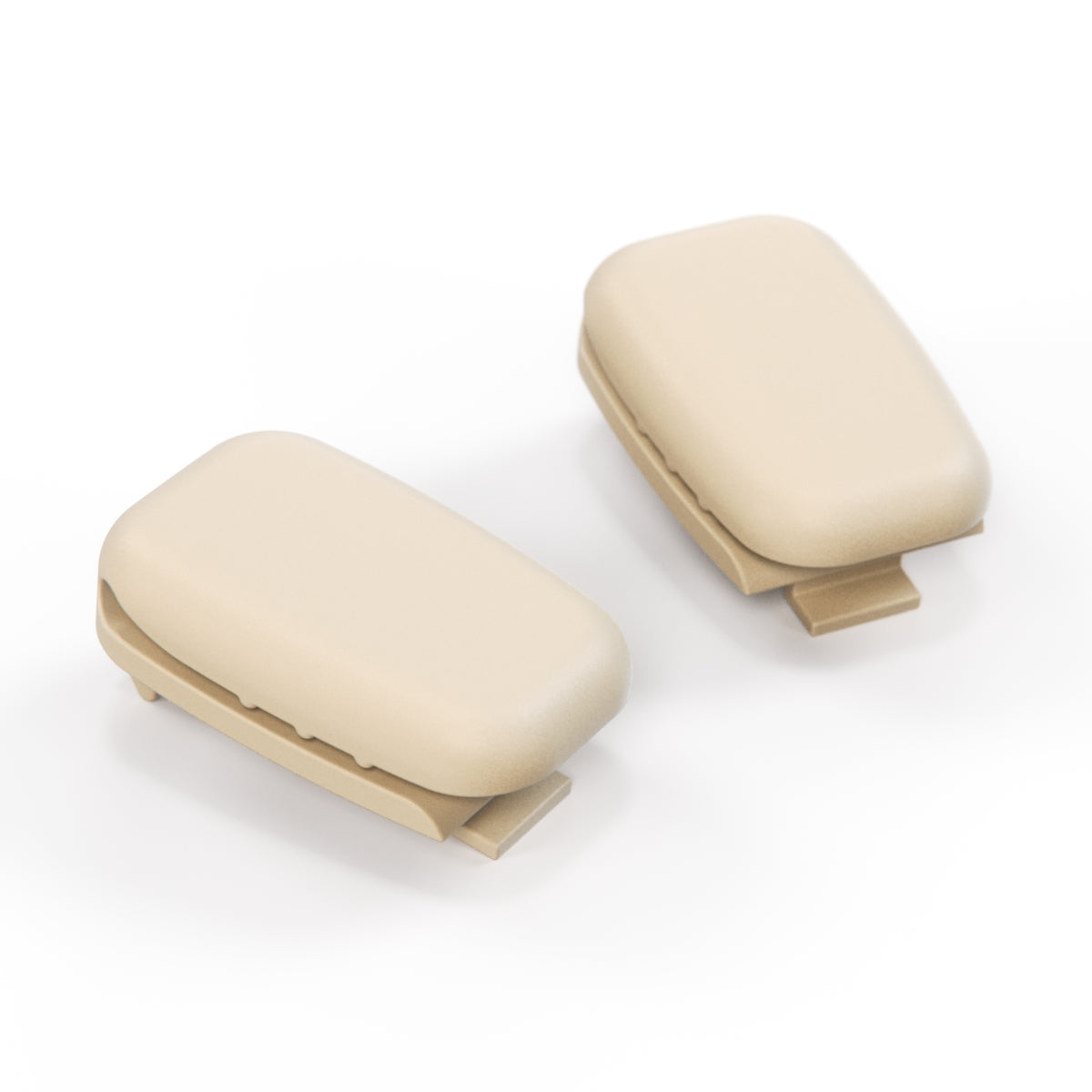 Jaguar XKR XK8 X100 Sicherheitsgurt Webbing Retainer 2er-Set alle Farben GJA2447AA – Ivory
