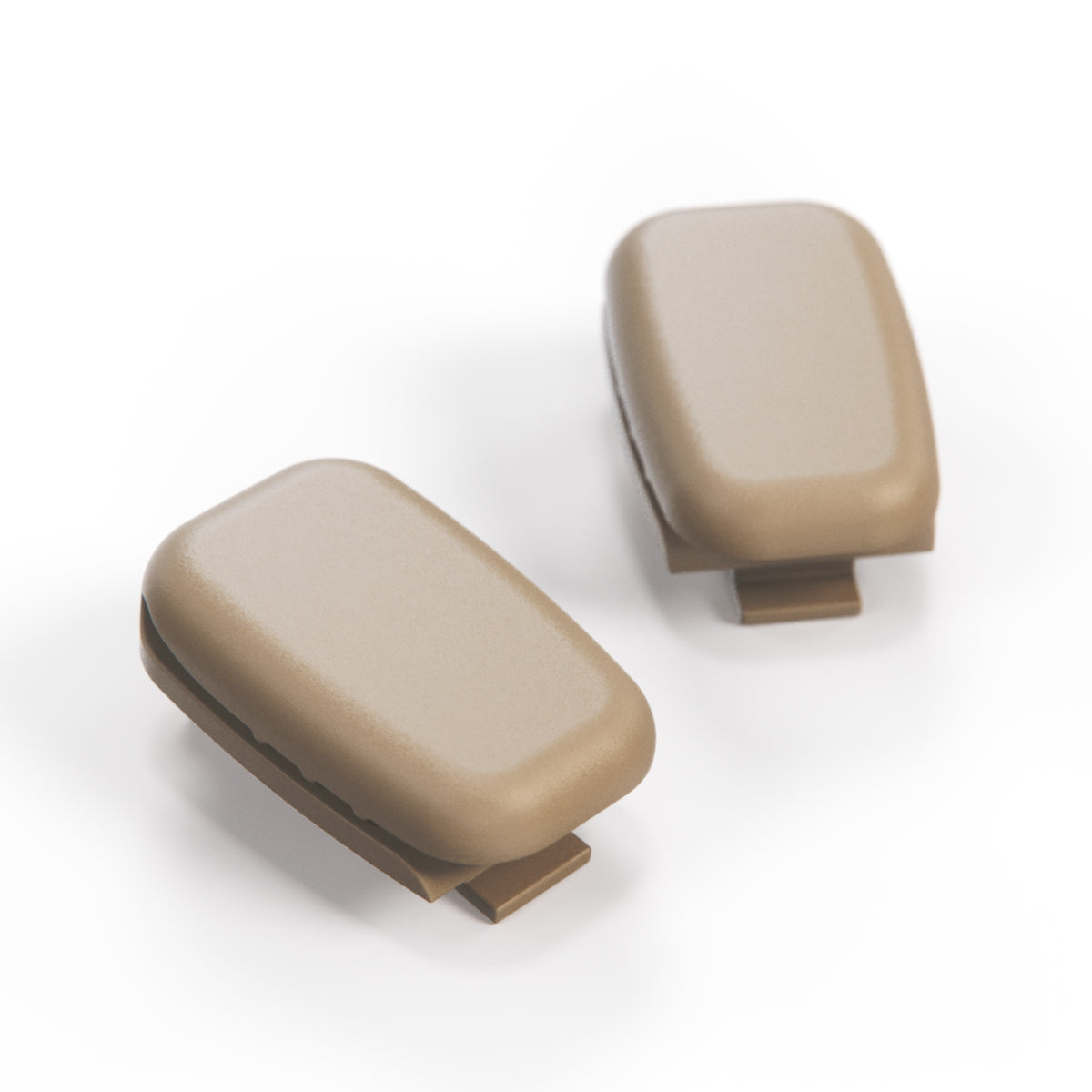 Jaguar XKR XK8 X100 Sicherheitsgurt Webbing Retainer 2er-Set alle Farben GJA2447AA – Cream