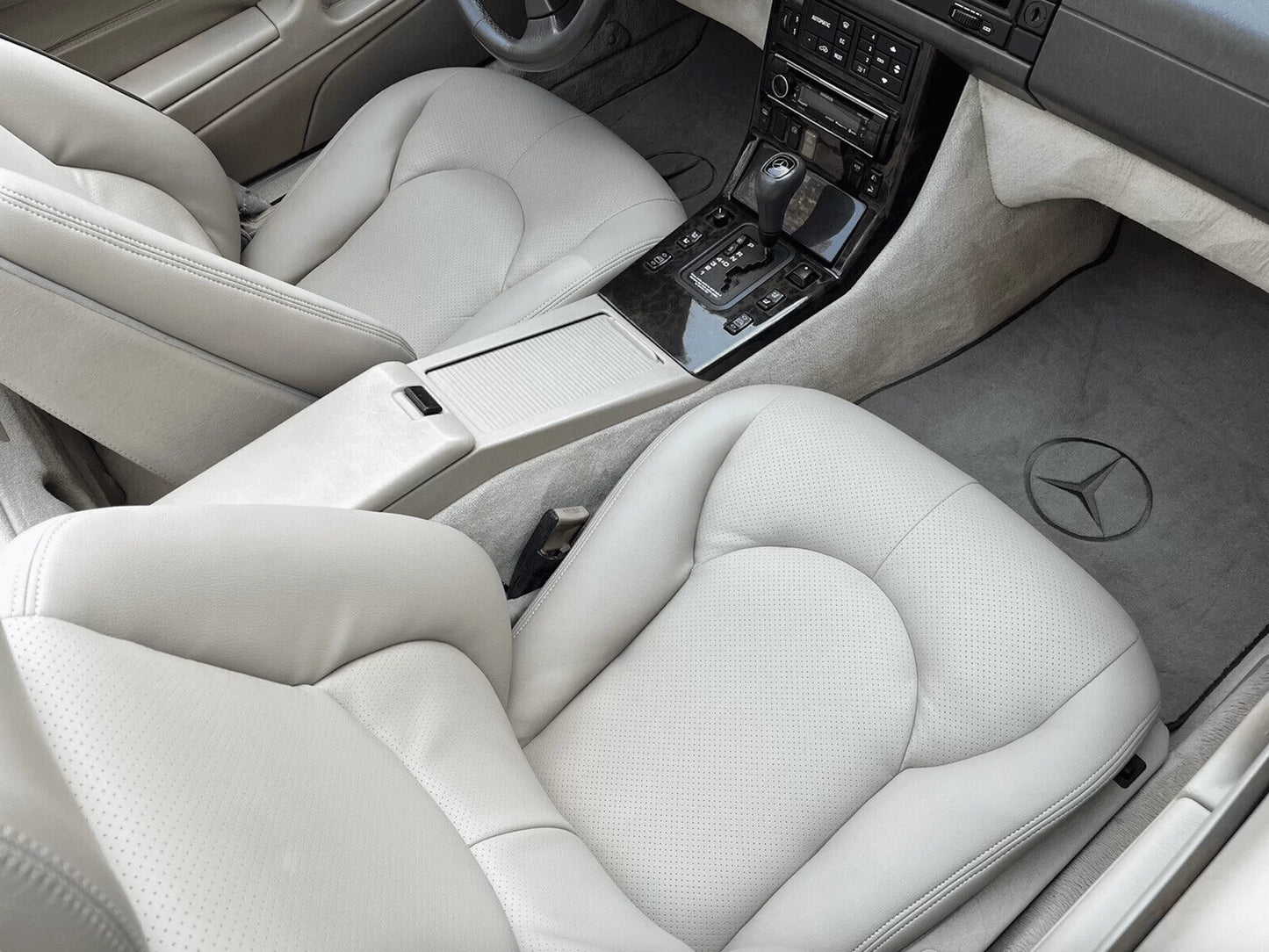 Mercedes SL R129 facelift eco leather seat Abdeckungs set