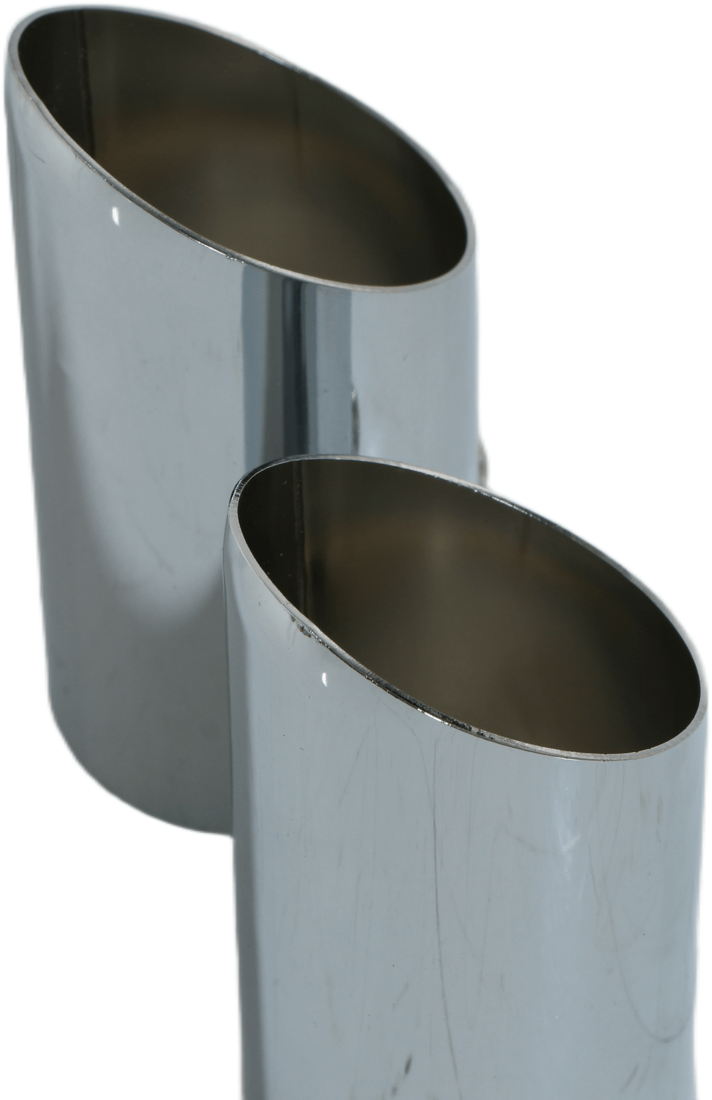 Mercedes R107 Glossy Chrome Exhaust Verkleidung Set of 2 A1074908421