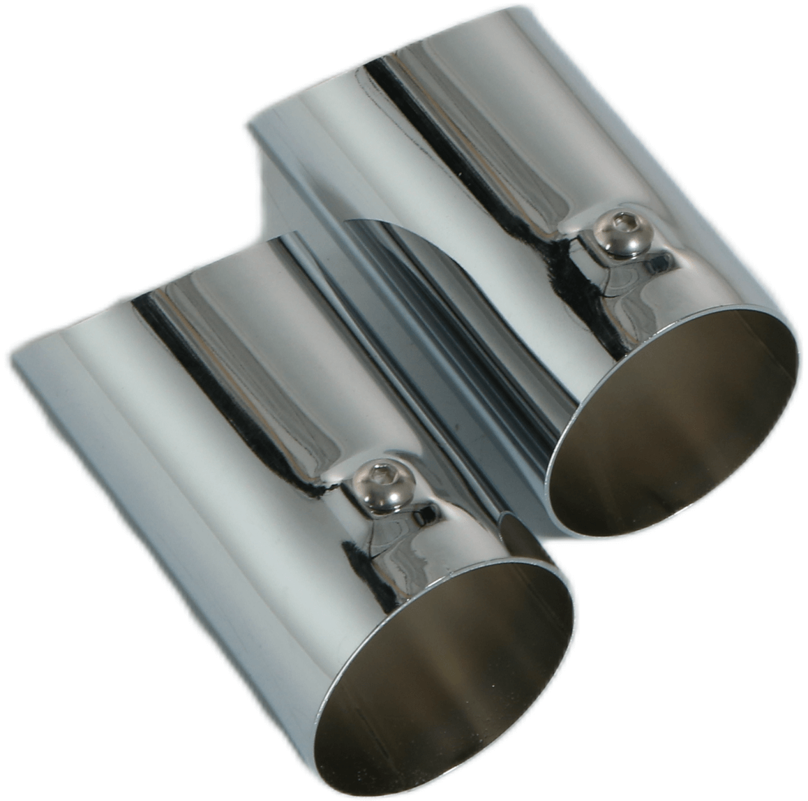 Mercedes R107 Glossy Chrome Exhaust Verkleidung Set of 2 A1074908421