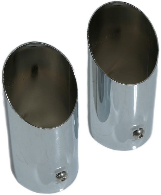Mercedes R107 Glossy Chrome Exhaust Verkleidung Set of 2 A1074908421