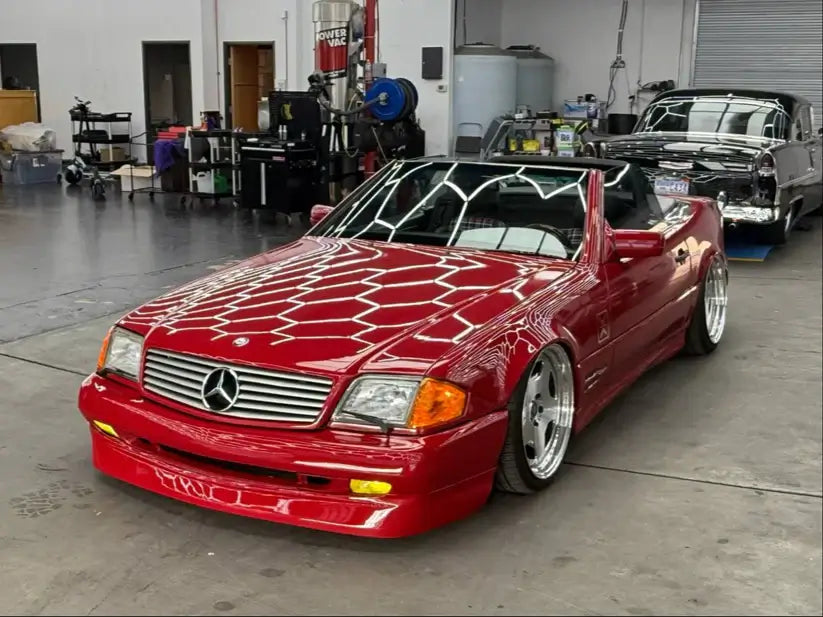 Mercedes Benz R129 FLS Type-A Front Sport Chin Bumper Lip Primed