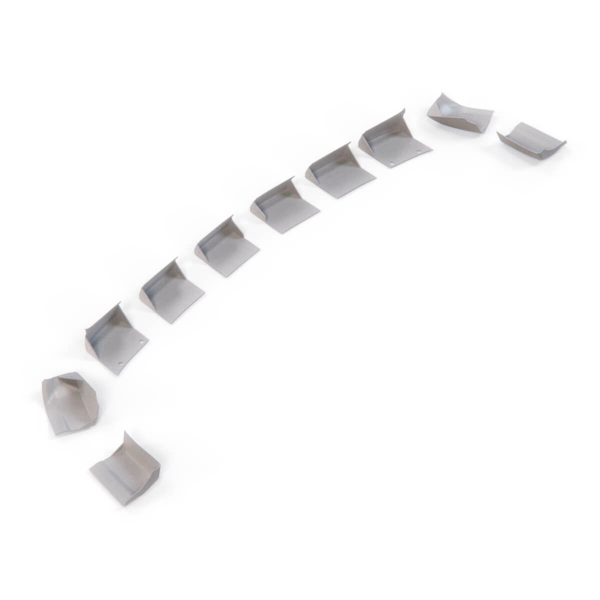 Mercedes Benz R129 FLS Type-A Front Sport Chin Bumper Lip Primed