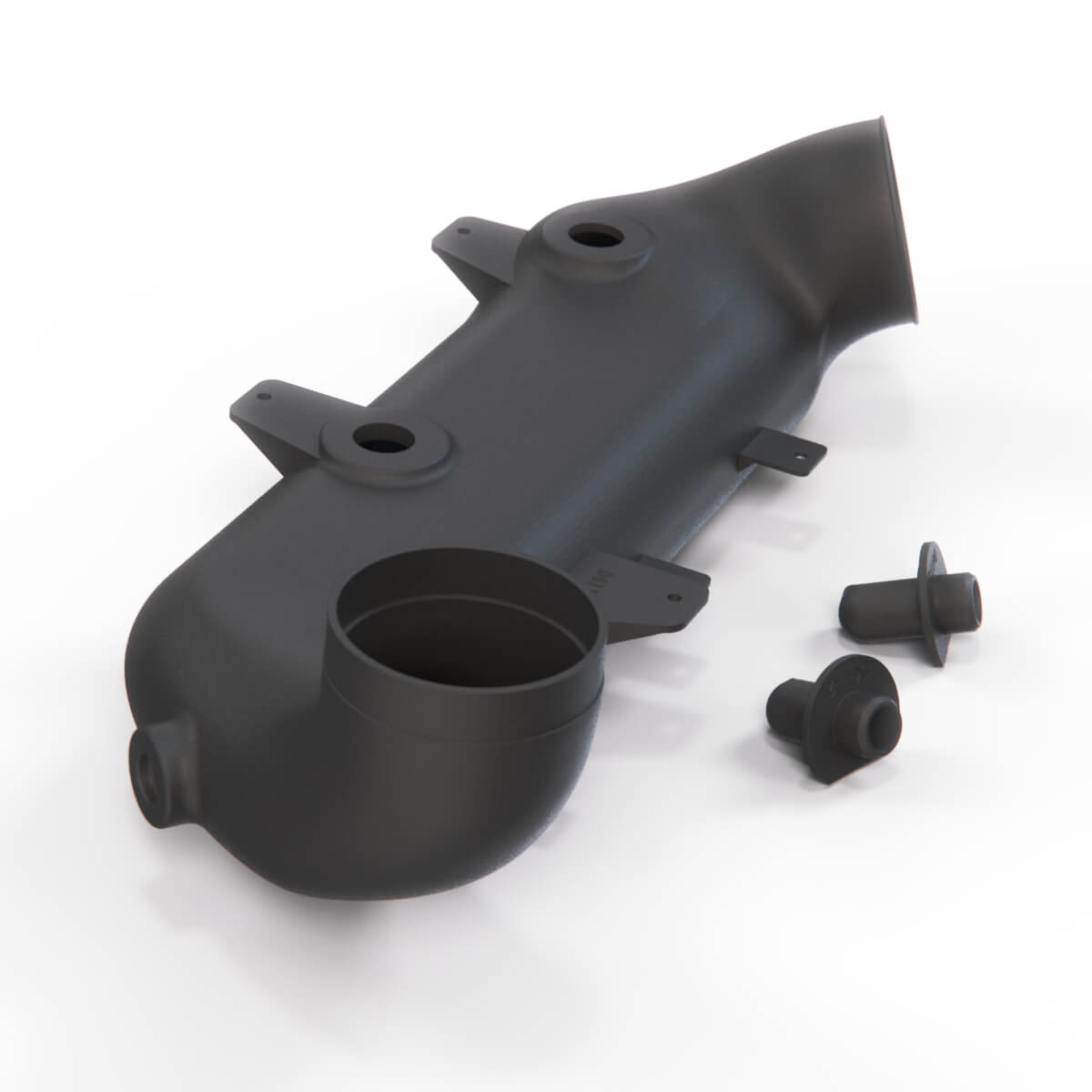 Mercedes Benz W124 E36 W202 C36 W210 E36 AMG M104 3.6l Intake Pipe Complete Set schwarz HWA1041410104