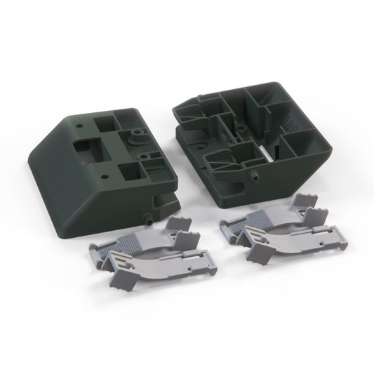 Mercedes-Benz W124 High Mount Lamp Mount Bracket Set of 2. A1248200382
