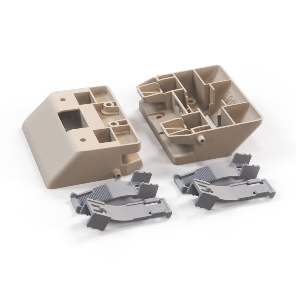 Mercedes-Benz W124 High Mount Lamp Mount Bracket Set of 2. A1248200382
