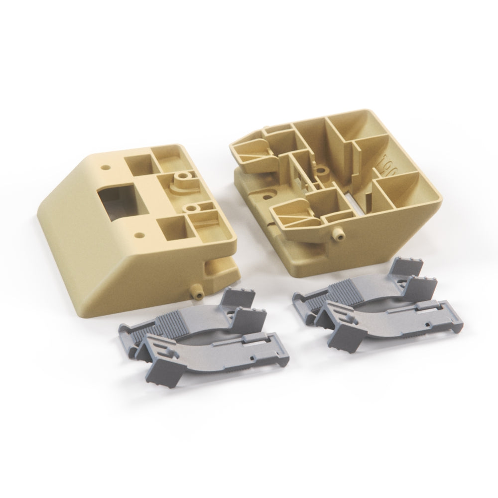 Mercedes-Benz W124 High Mount Lamp Mount Bracket Set of 2. A1248200382