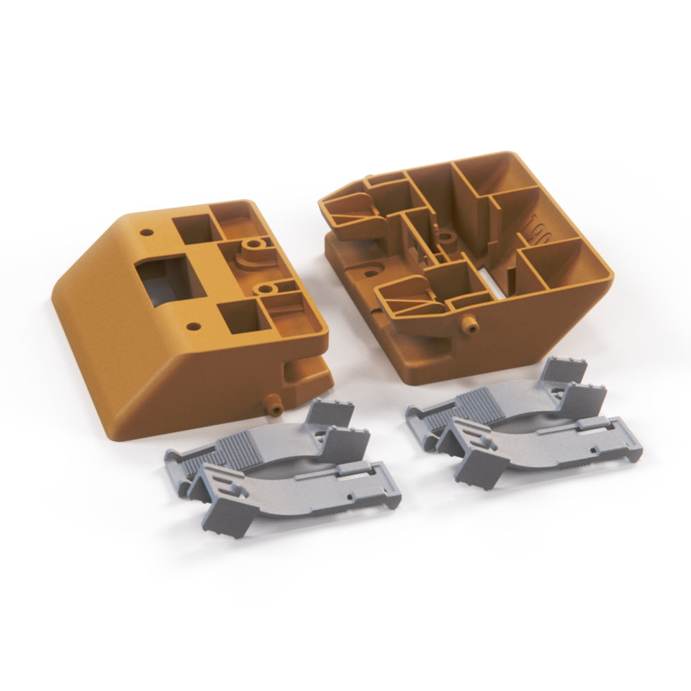 Mercedes-Benz W124 High Mount Lamp Mount Bracket Set of 2. A1248200382