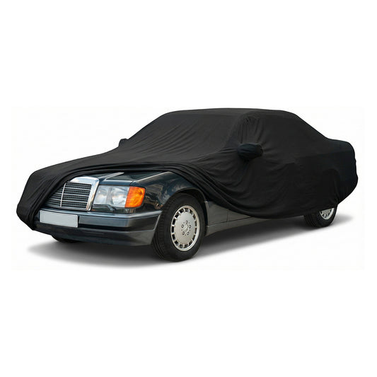 Mercedes C124 Coupe Ultra Soft Elastic Protective Indoor Car Abdeckung schwarz