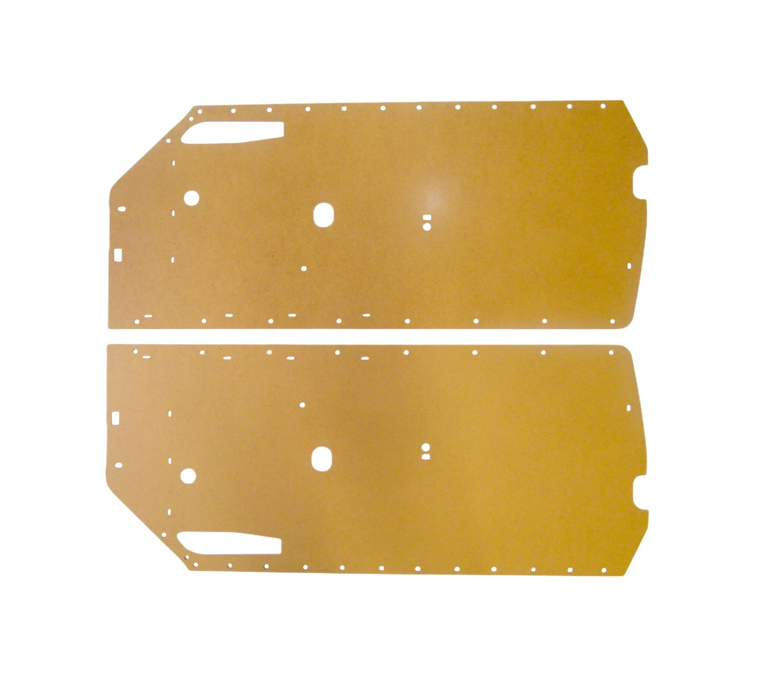 Mercedes R107 Door Panels / Base Boards for Upholstery Set Of 2 A1077200770 / A1077200870