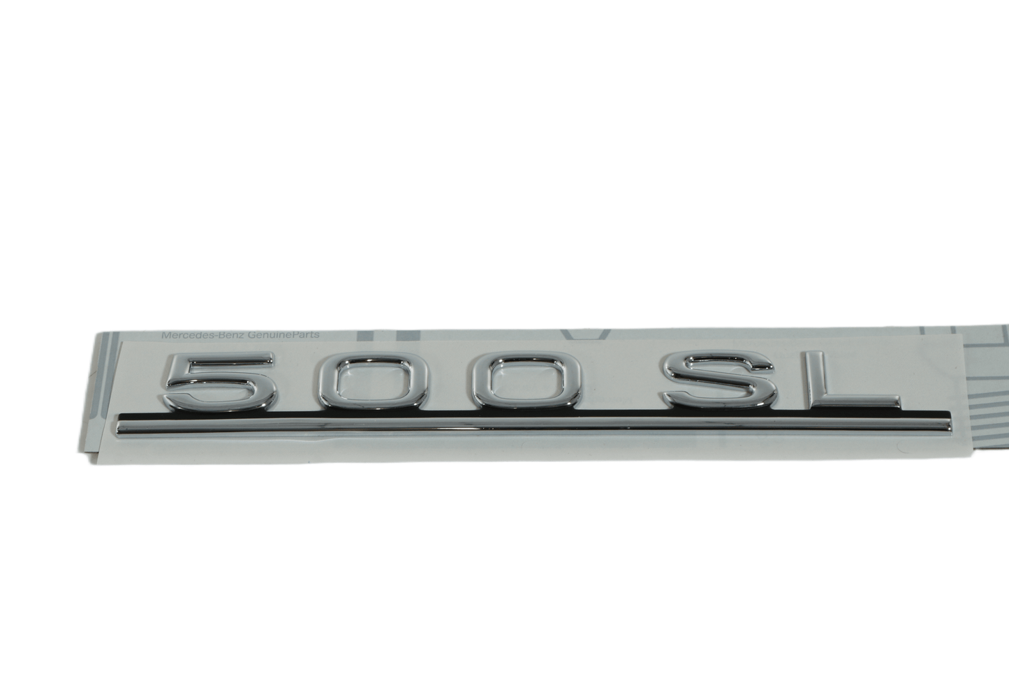 Mercedes R107 Emblem 500SL Chrome A1078171515