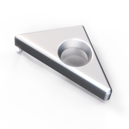Mercedes R107 Interior Mirror Triangle Abdeckung links/rechts schwarz Or Chrome A1077250711 / A1077250811