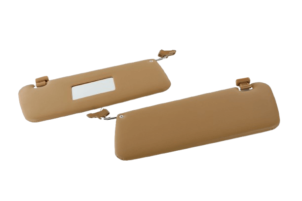 Mercedes R107 Sun Visor With Mirror Set Of 2 Left And Right A1078100310 / A1078100410