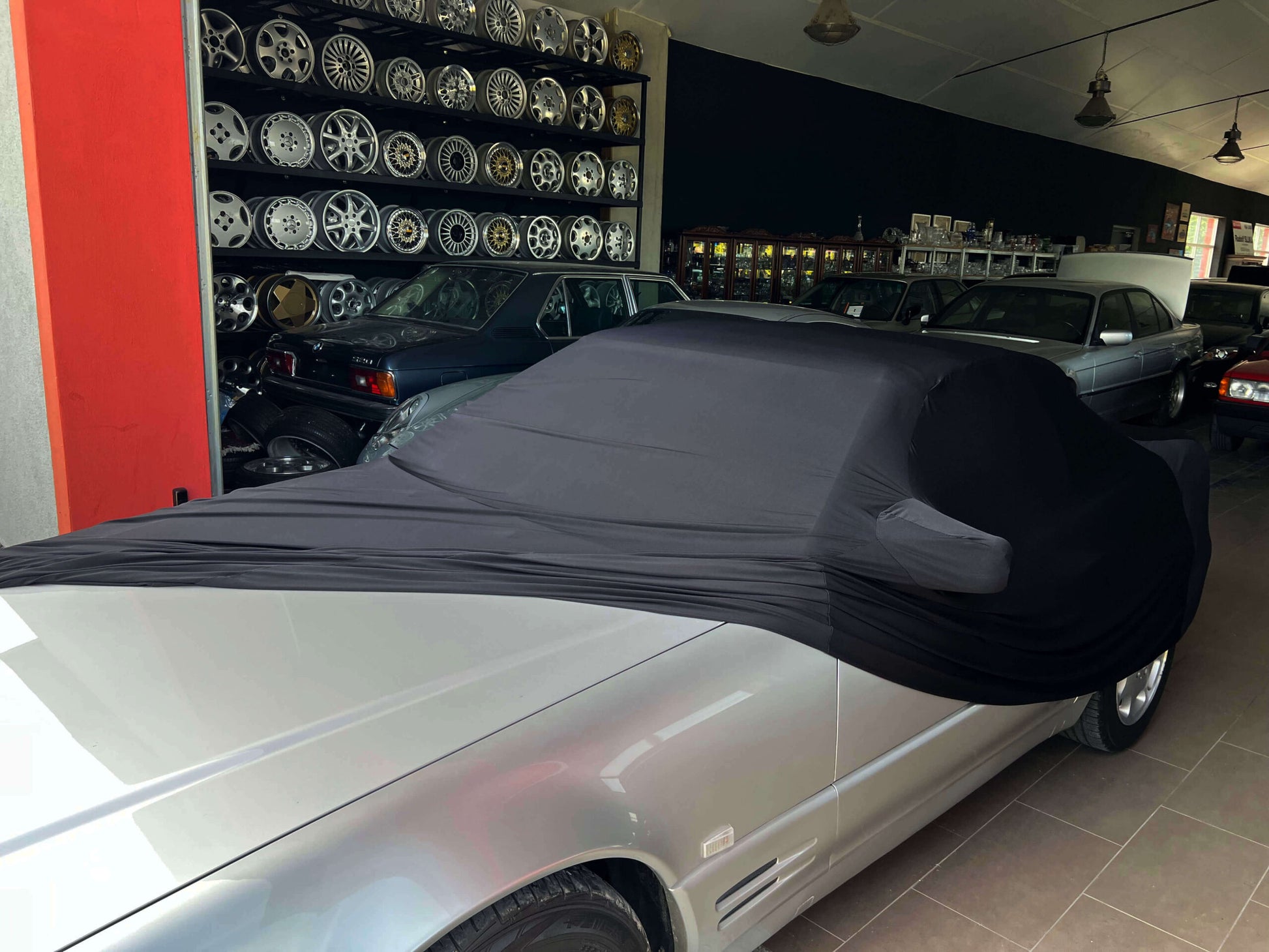 Mercedes SL R129 Car Abdeckung Indoor Storage Garage Ultra Soft Elastic