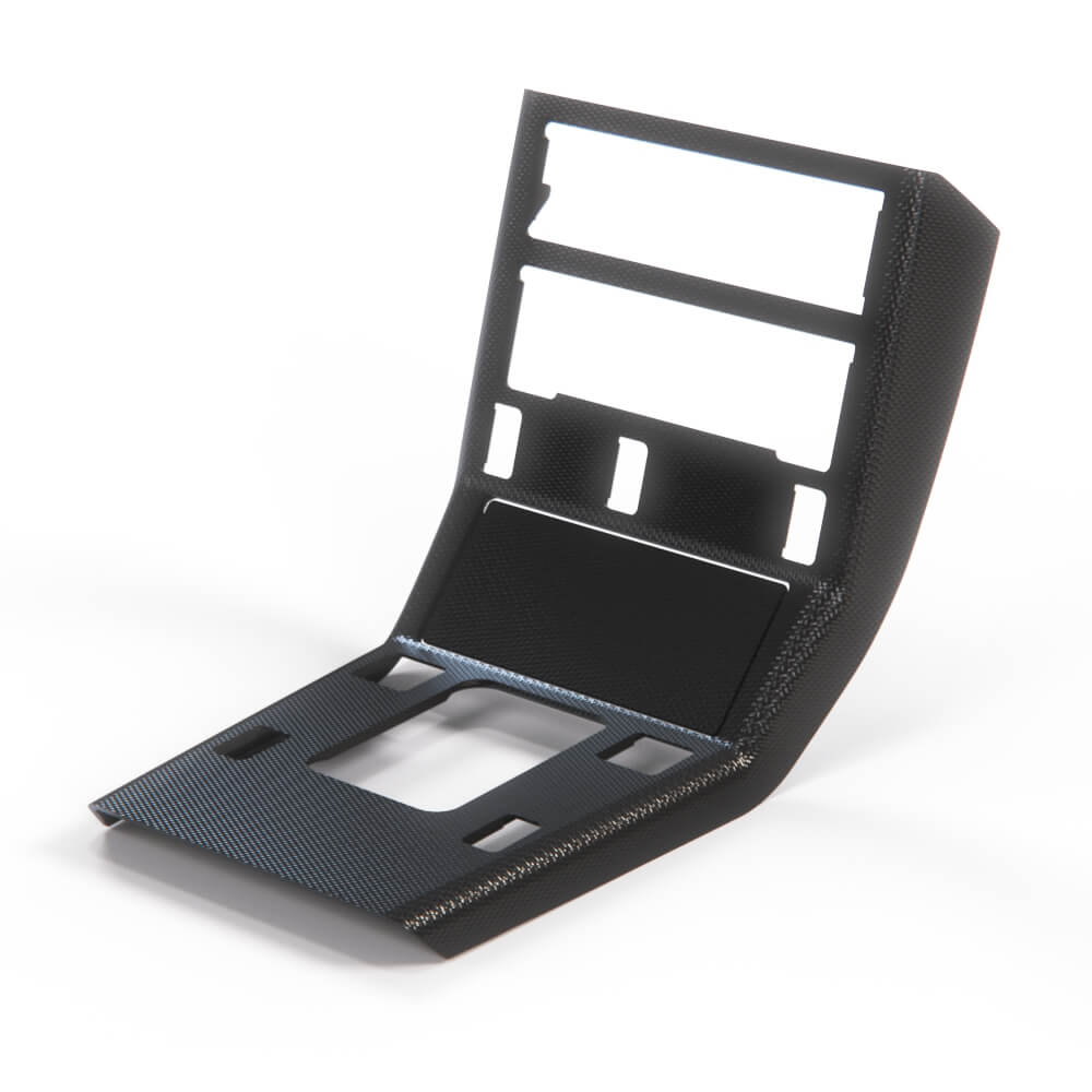 Mercedes R129 Center Console Verkleidung Bezel Carbon 13 Versions A1296801739