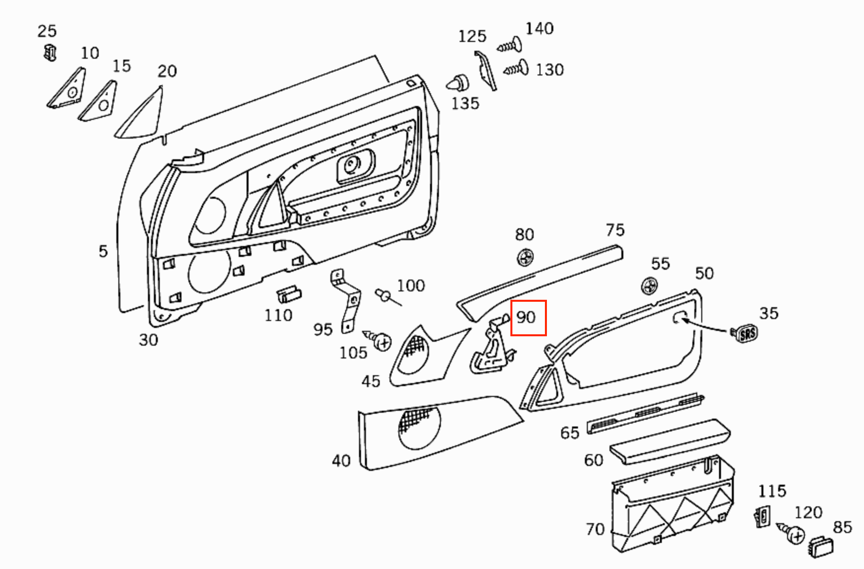 Mercedes R129 Custom Seat Switch Abdeckung With Memory Wood And Interior Colors Pair A1297273788 / A1297273888