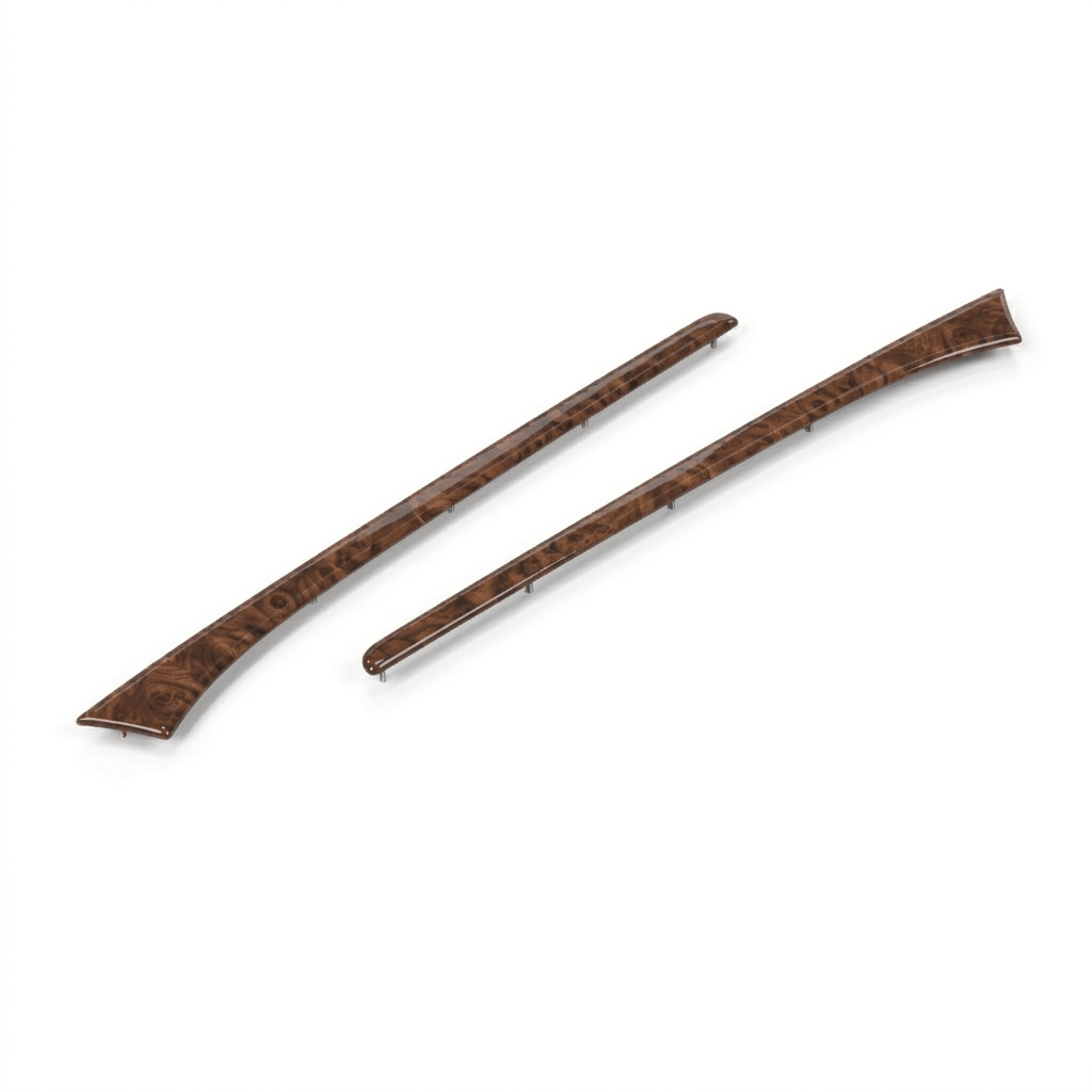 Mercedes R129 Door Card Wooden Verkleidung Set of 2 Left And Right Zebrano / Walnut A1297200722 A1297200822