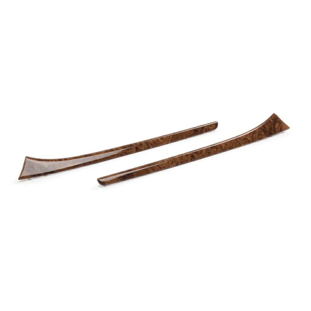 Mercedes R129 Door Card Wooden Verkleidung Set of 2 Left And Right Zebrano / Walnut A1297200722 A1297200822